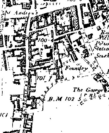 1889 Foundry Lane map